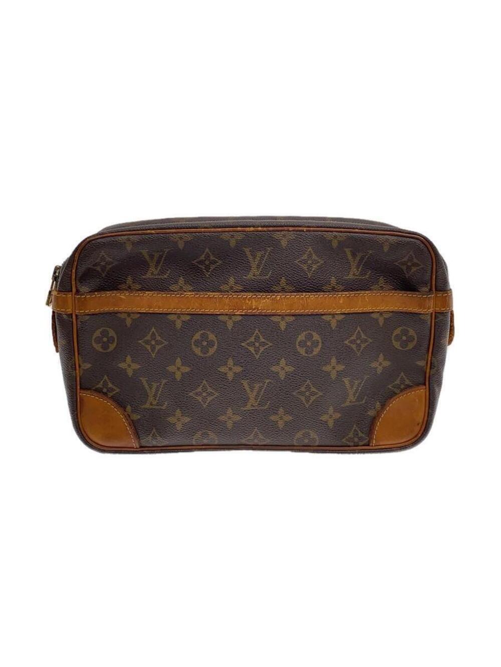 LOUIS VUITTON Shoulder bag Leather Brown All over